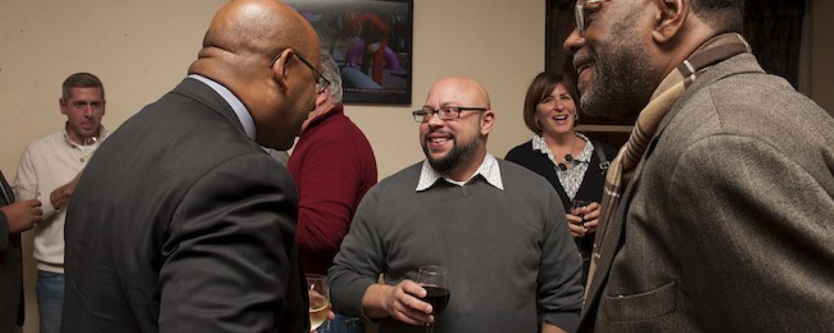 Marcus Iannozzi with Mayor Michael Nutter and Oliver Franklin